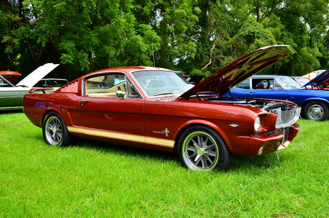 1966 Ford Mustang in Washington NFL Colors