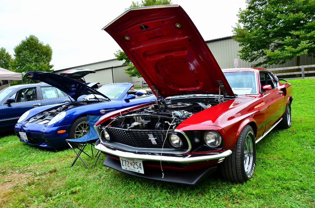 1969 Ford Mustang in Red