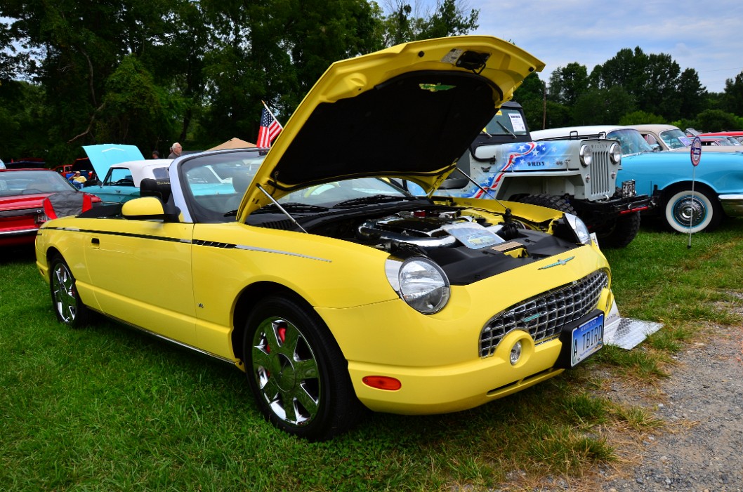 2002 Ford Thunderbird Roadster in Inspirational Yellow