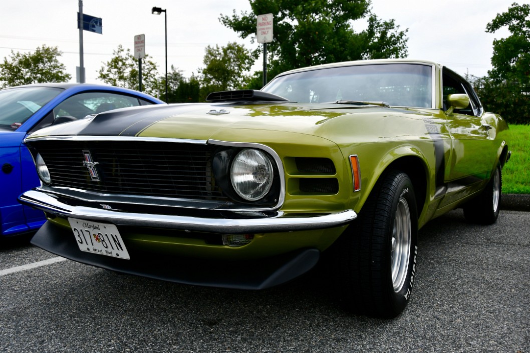 Pea-Green Ford Mustang Boss 302