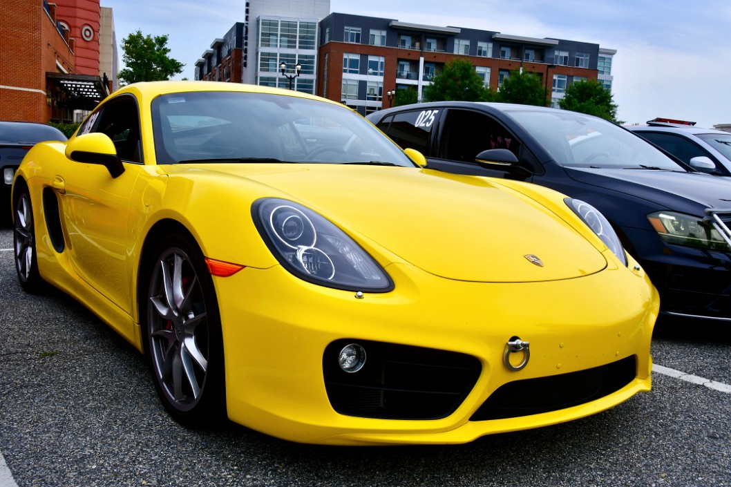 Yellow Porsche With a Loop