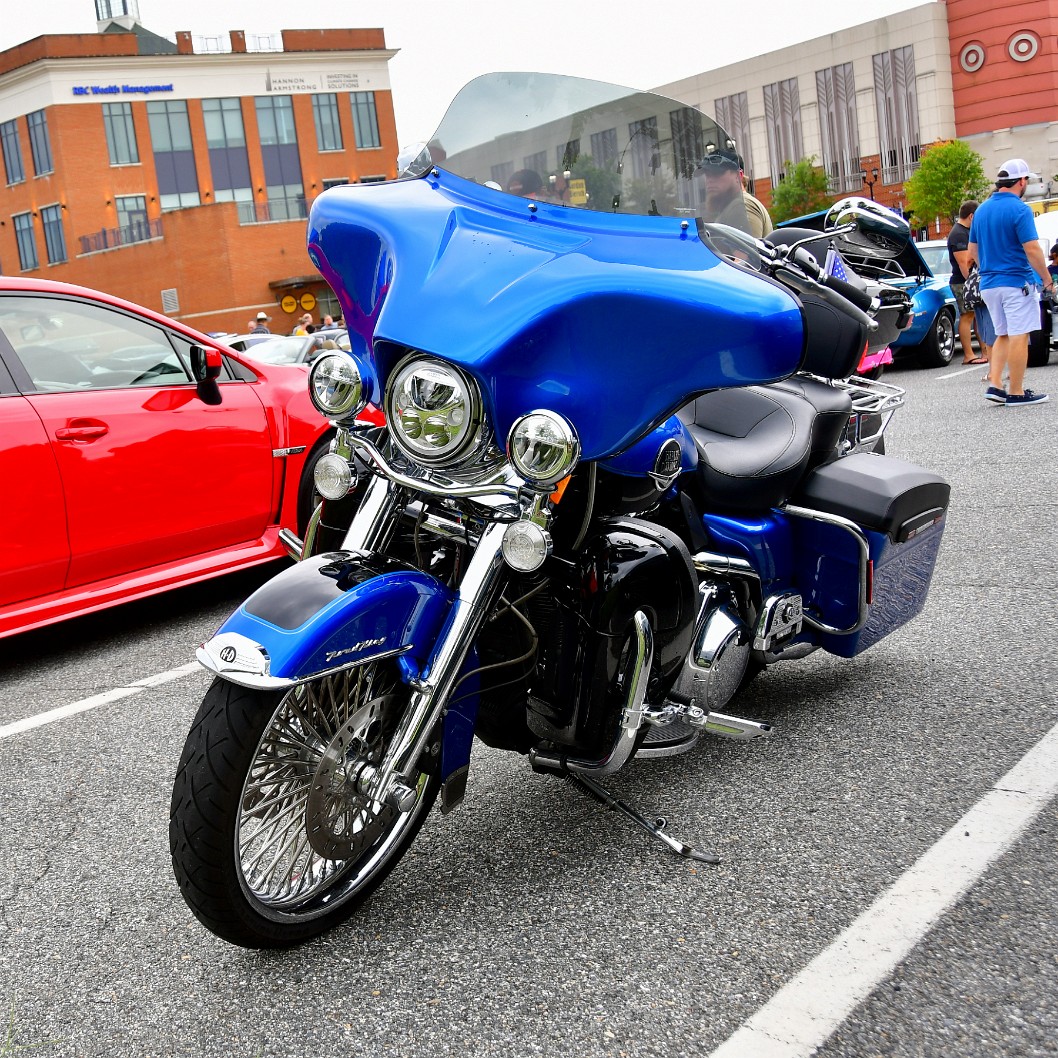 Big Blue Harley