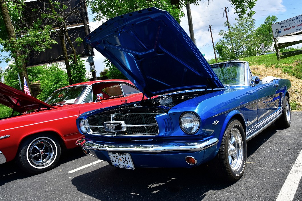 1964.5 Ford Mustang Convertible in Blue