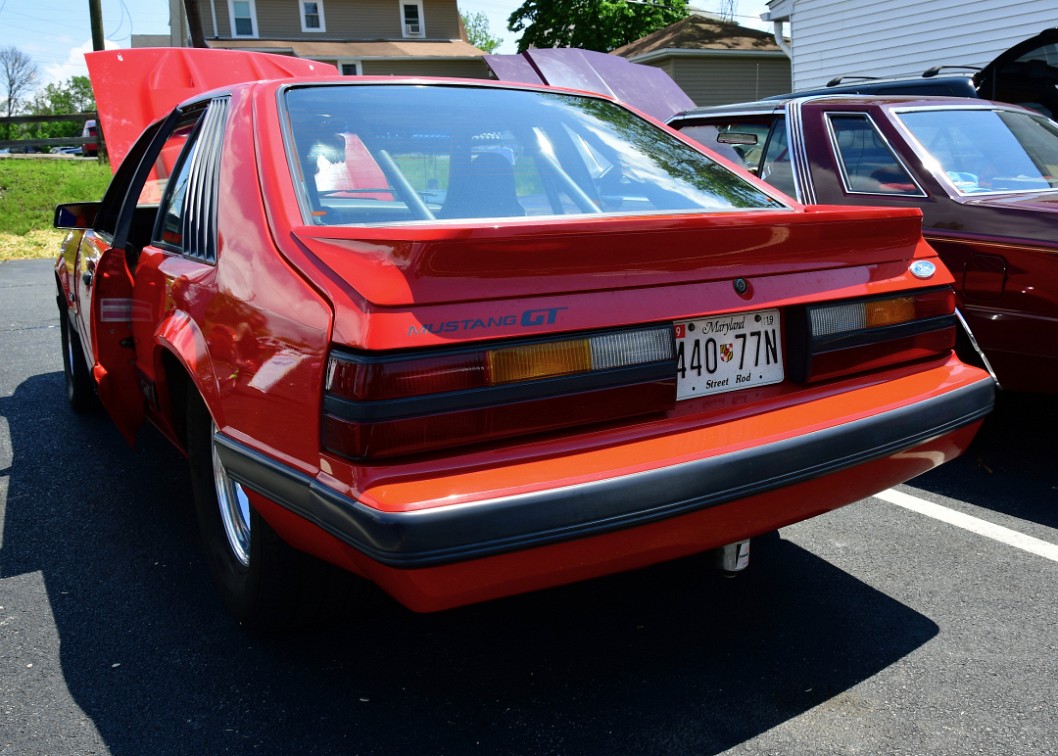 Clean Lines on the 1985 Mustang Rear