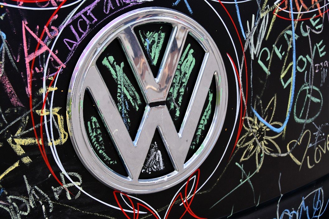 Decorations Around the VW Badge
