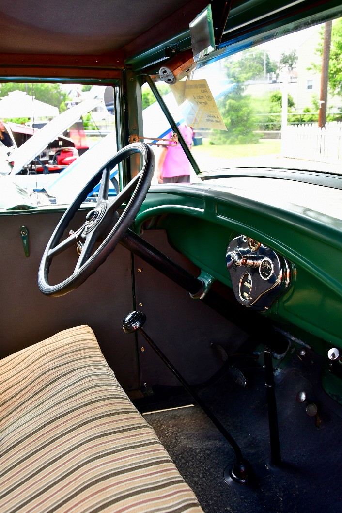 Simple Interior of the Ford Model A