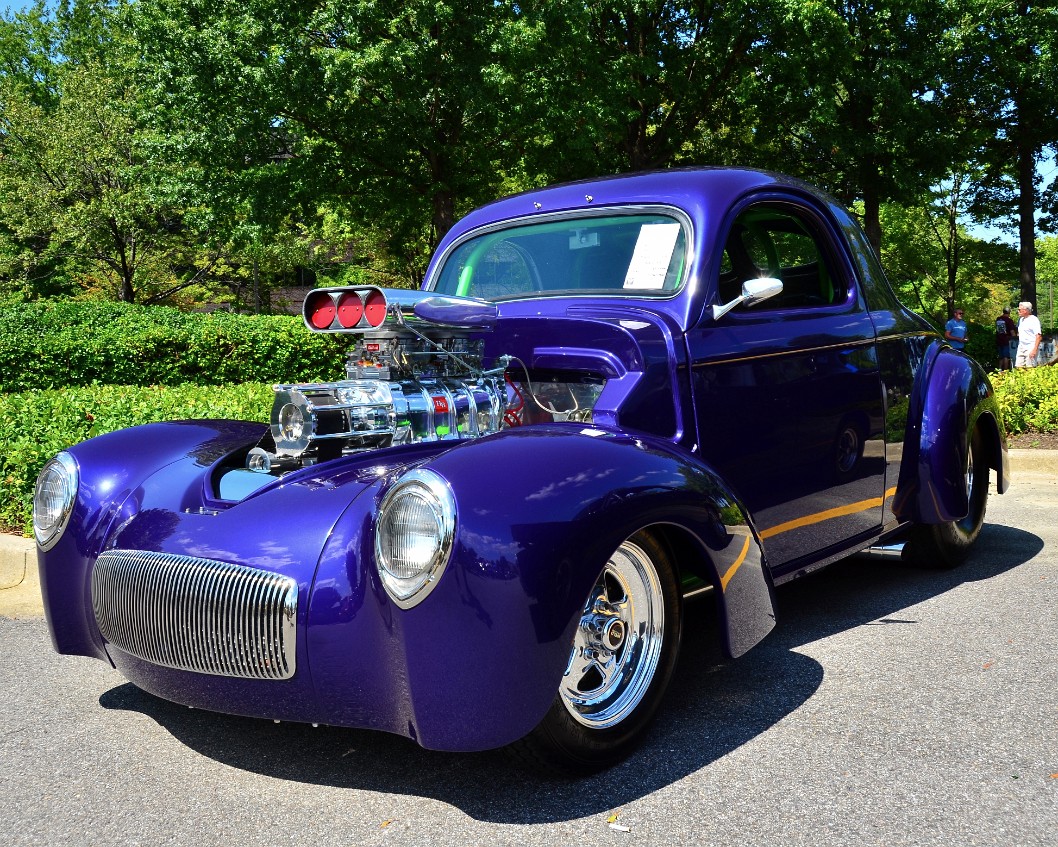 1941 Willys Coupe in Purple