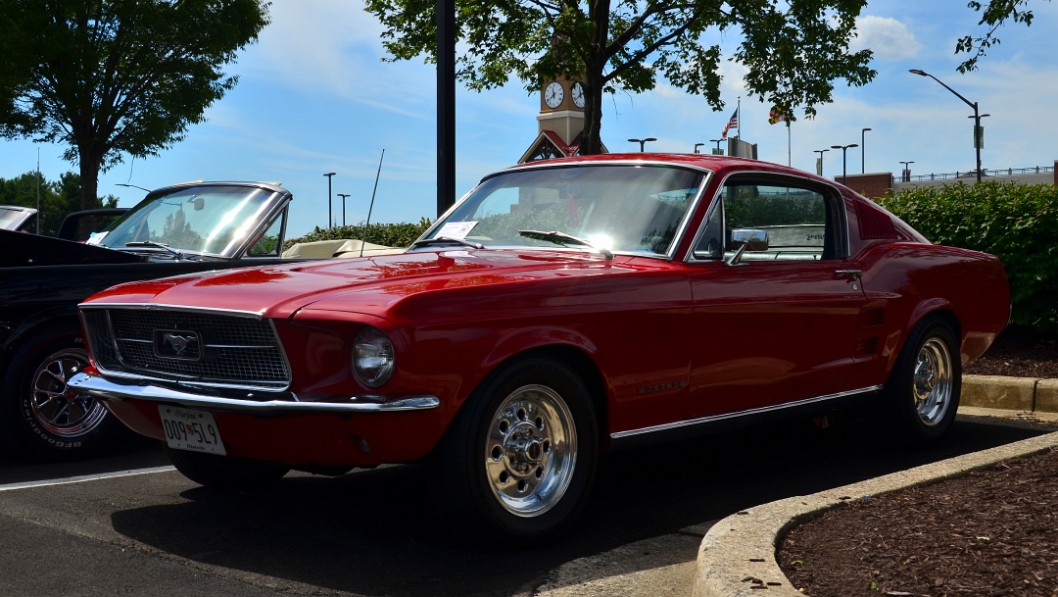 1967 Mustang Hood Down, in Red 1967 Mustang Hood Down, in Red