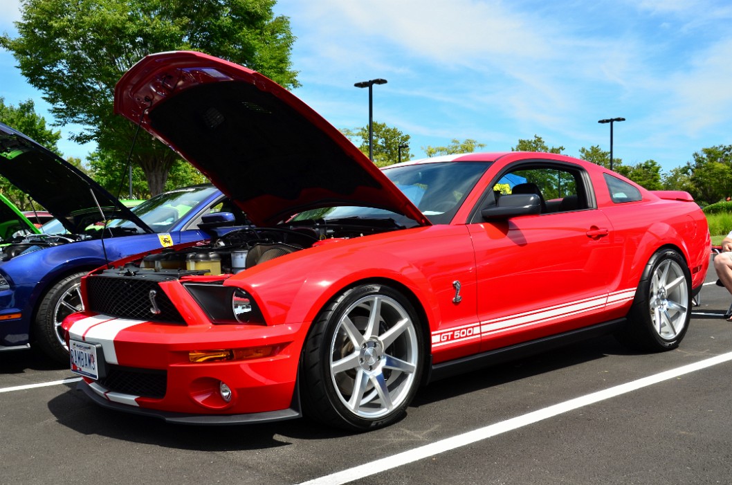 2007 Shelby GT 500 Mustang in Bright Red 2007 Shelby GT 500 Mustang in Bright Red