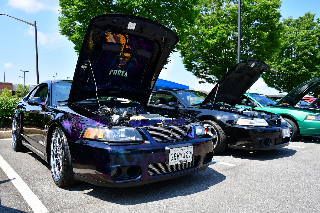 2004 Mustang Cobra With Purple Ghost Flames