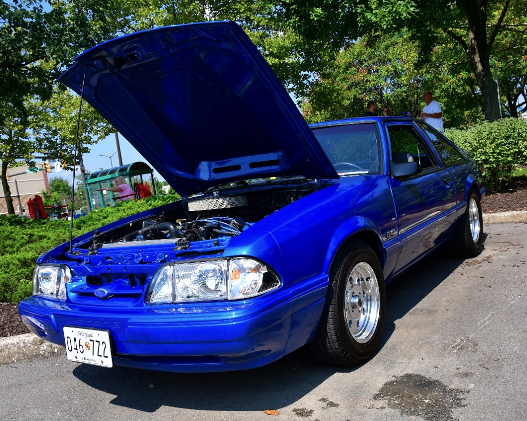 1983 Mustang in Electric Blue