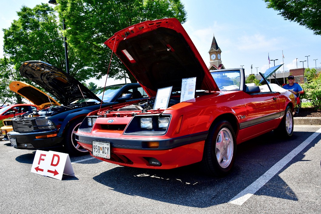 1986 Mustang GT Convertible in Bright Red