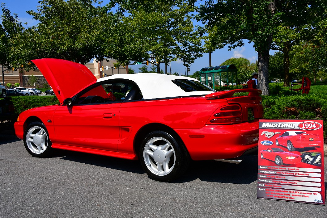 1994 Mustang GT Convertible in Rio Red Clearcoat