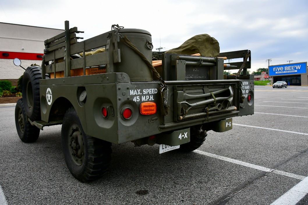 Rear Profile on the Military Jeep