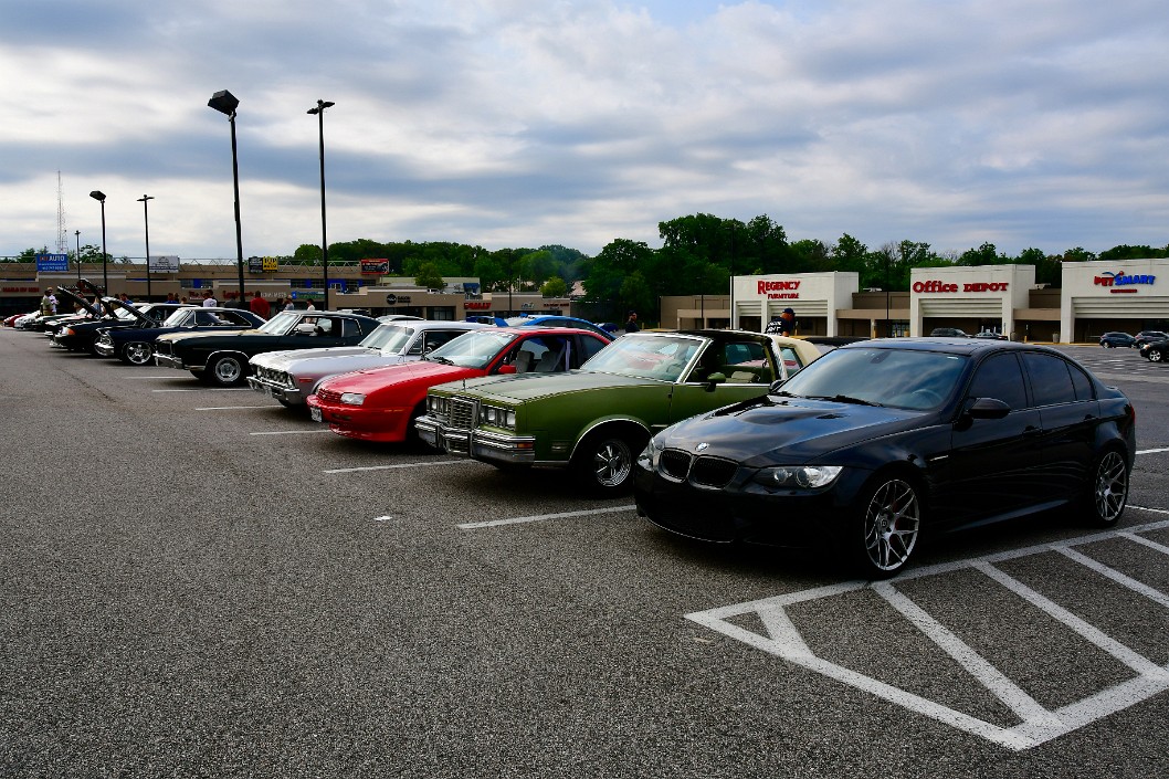 Line of Hot Cars