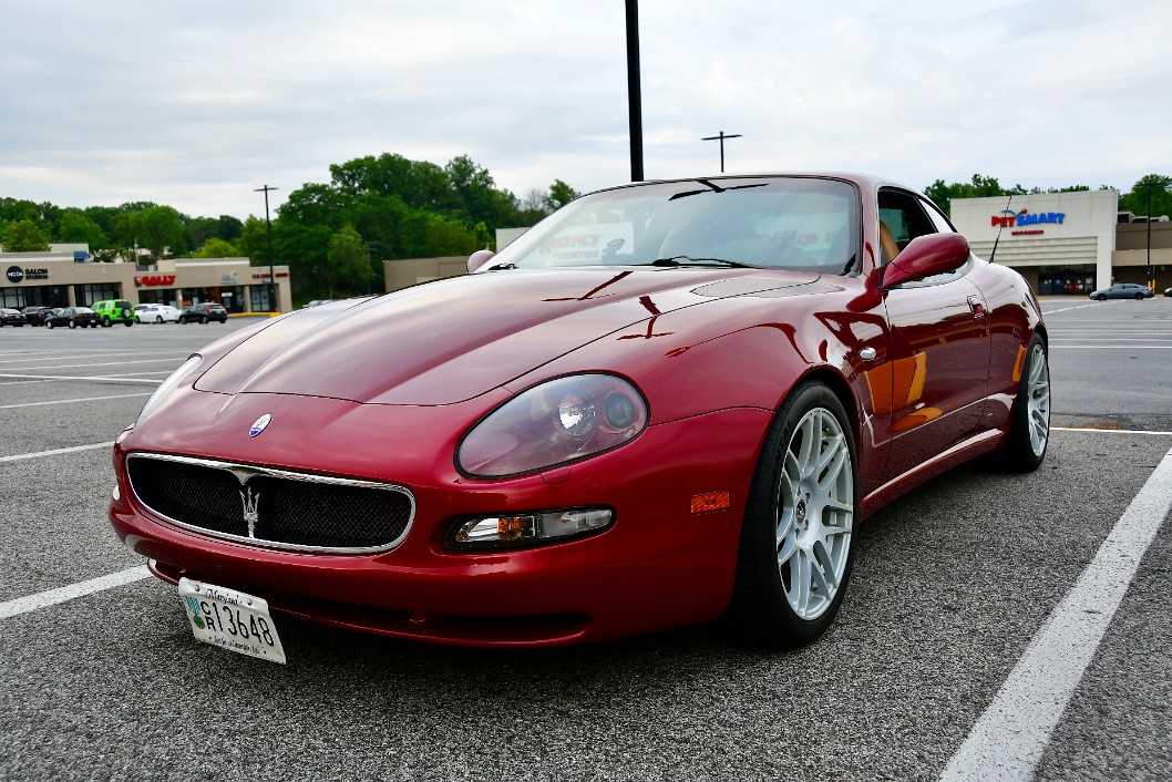 Sleek Red Maserati