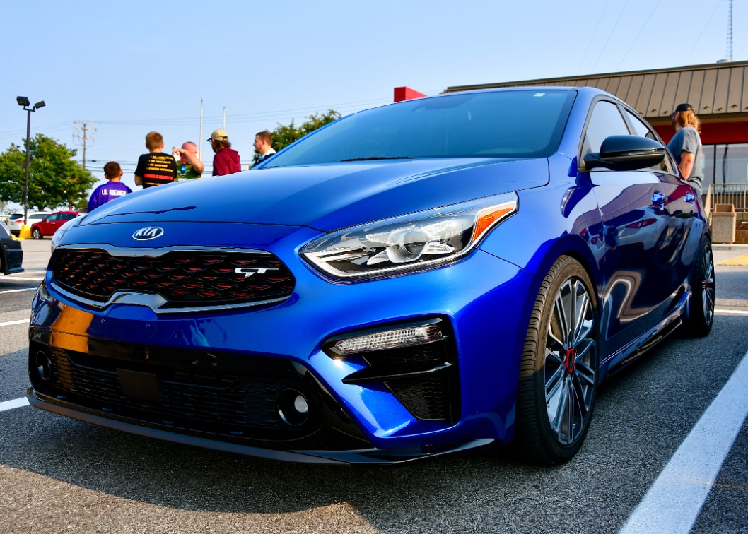 Kia Forte GT in Awesome Blue