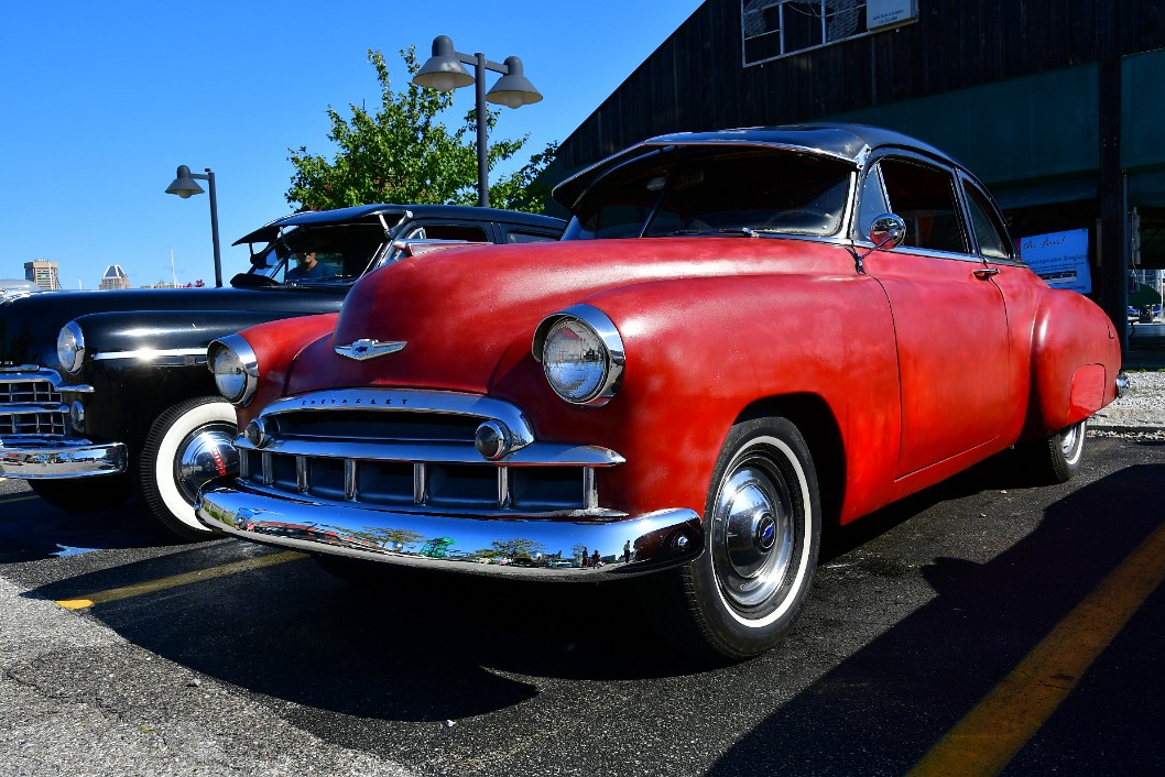 1949 Chevy in Thick Red Paint