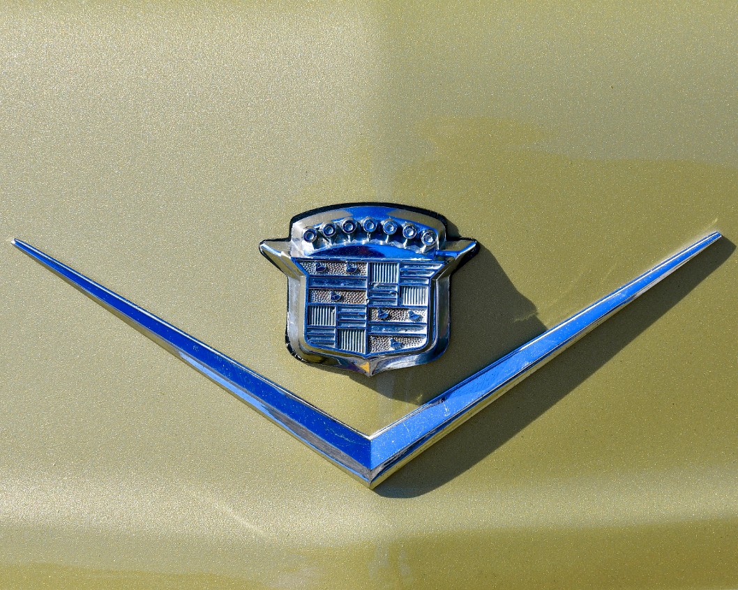 Elegant V Under the Cadillac Shield