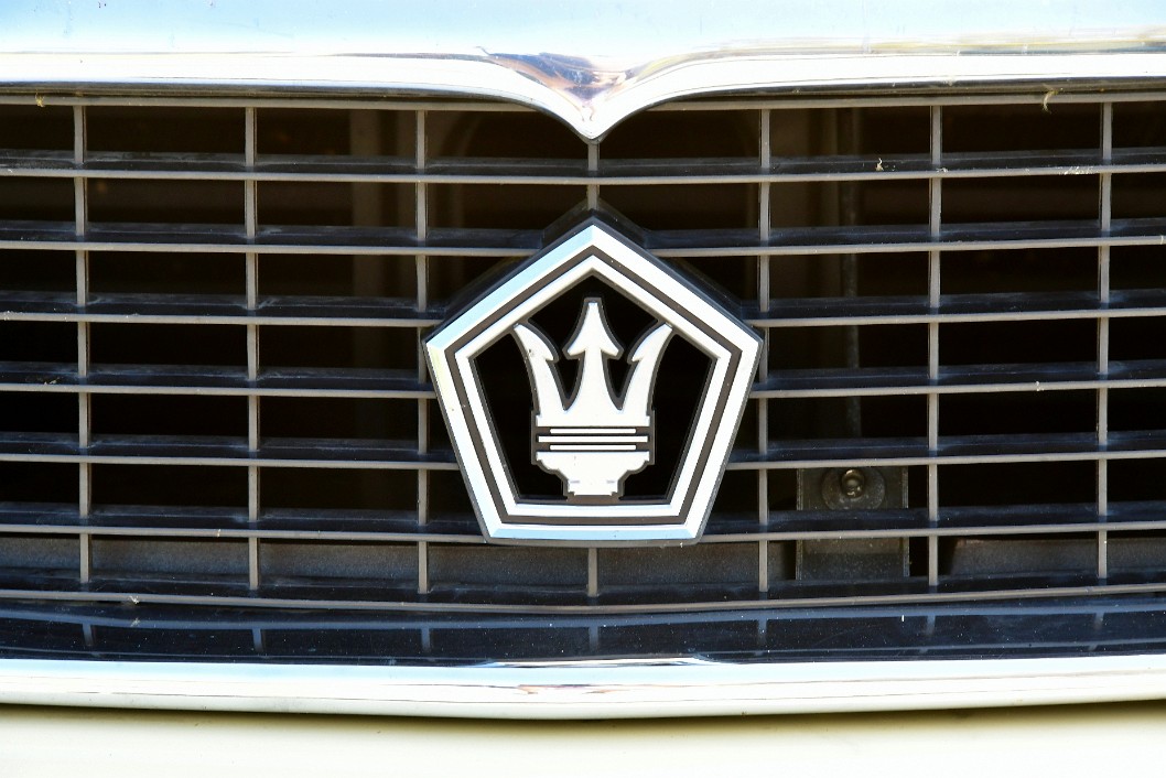 Maserati Logo Inside of the Chrysler Pentagon