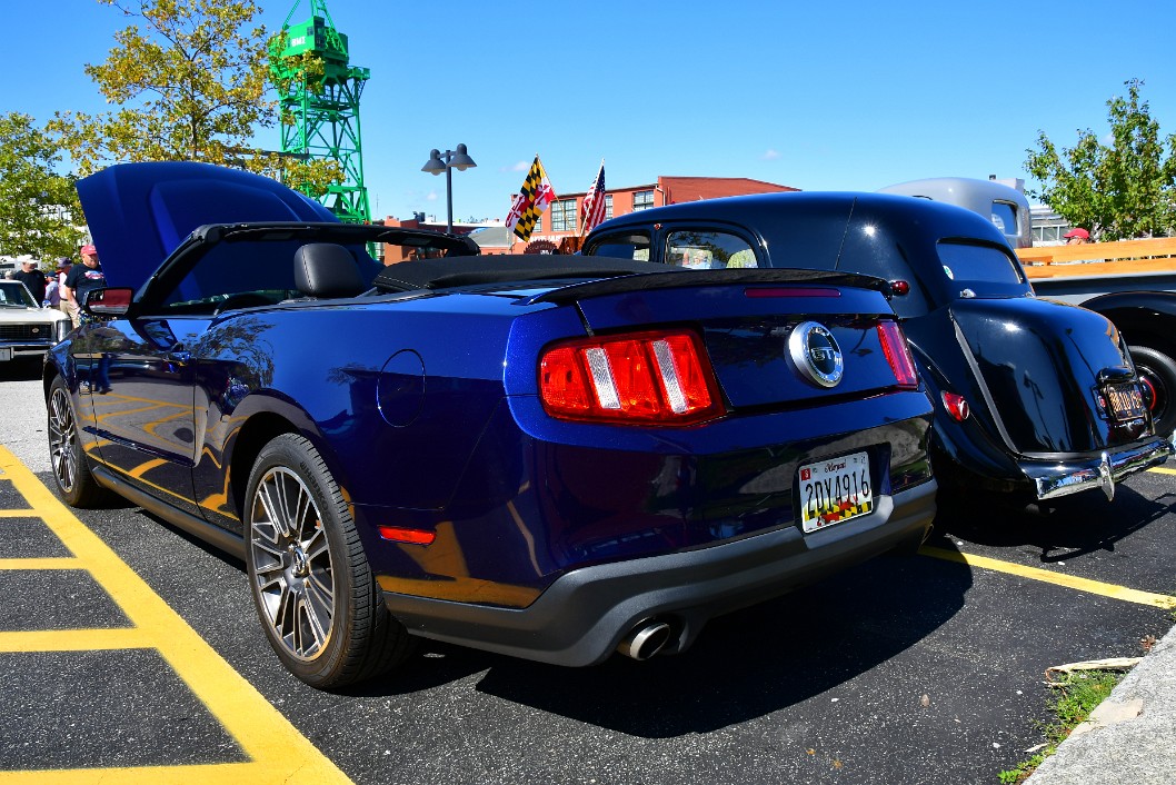 Big Blue Ford Mustang GT Convertible