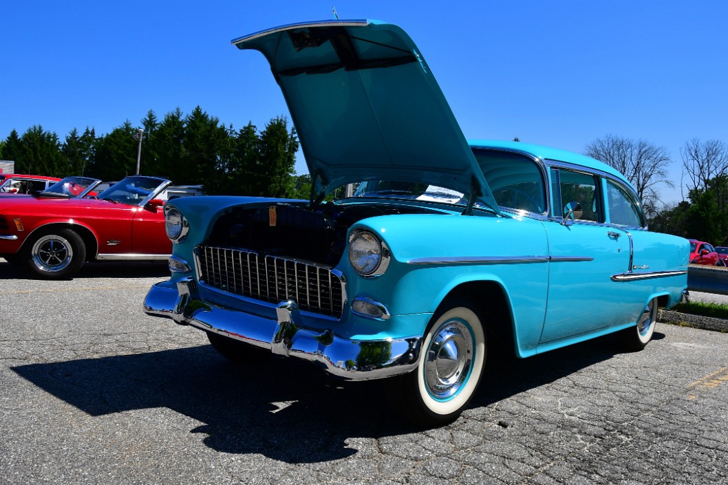 1955 Chevy Bel Air in Turquoise