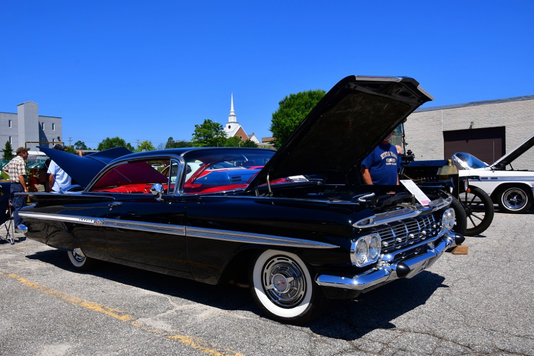 1959 Chevy Impala in Black With Gorgeous Red Interior