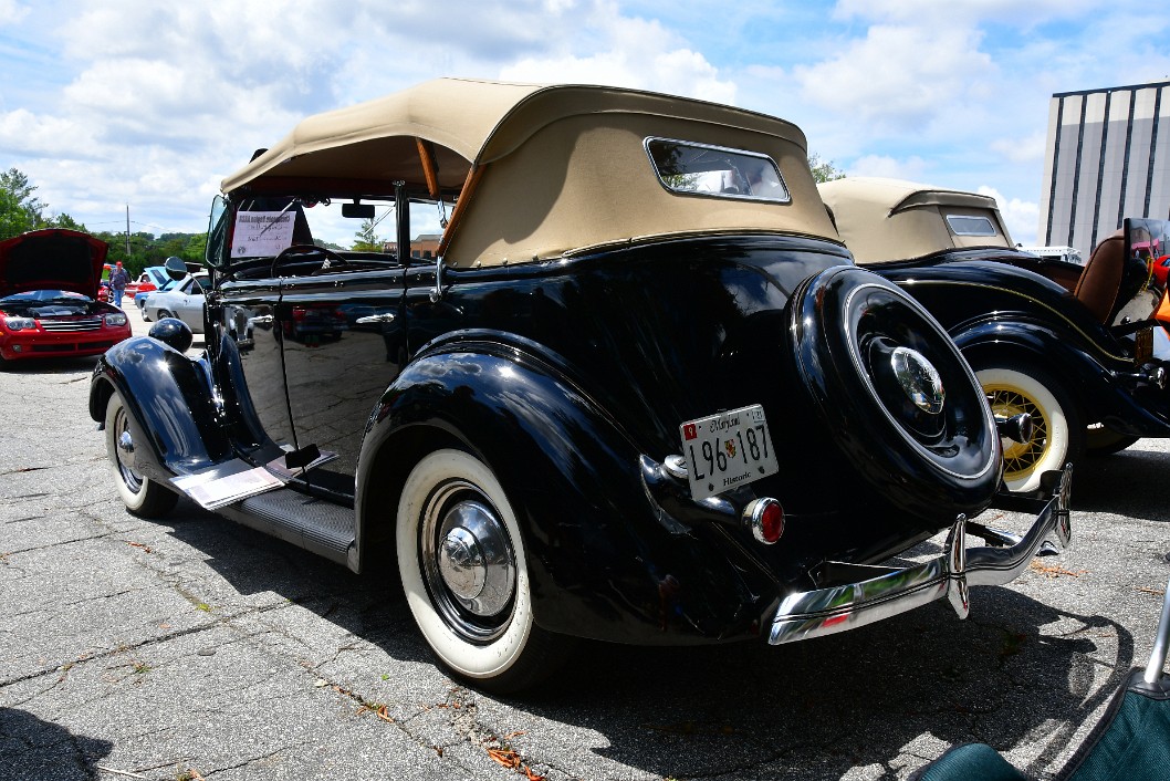 Rear Profile View on a 1936 Ford