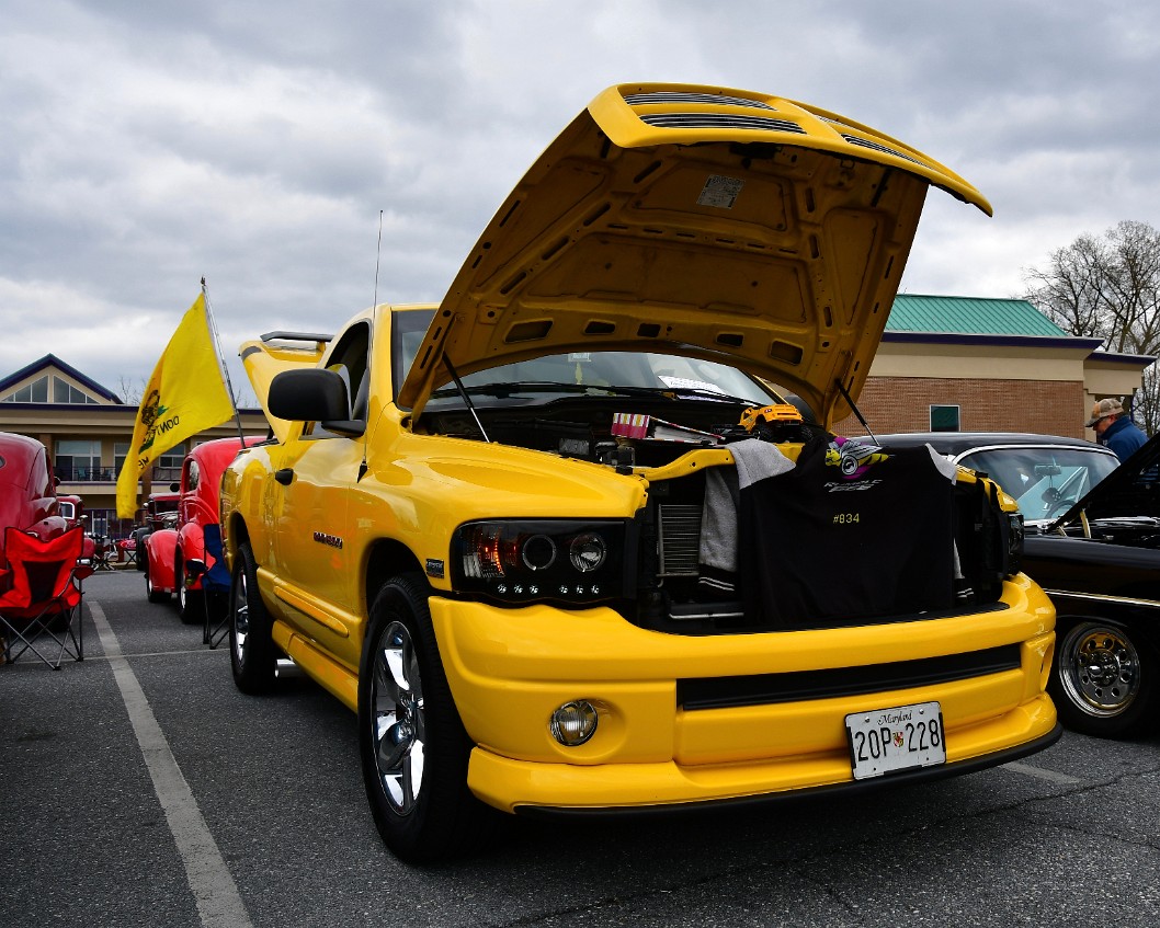 Big Yellow Dodge Ram