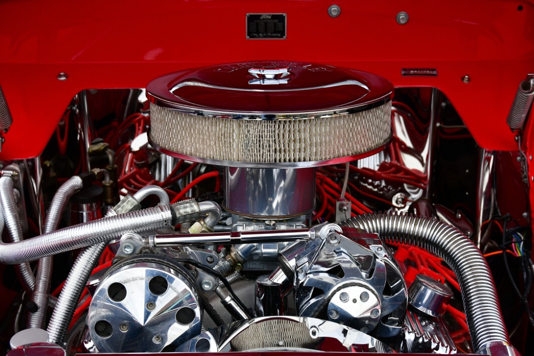 Modern Engine in the 1940 Ford Coupe