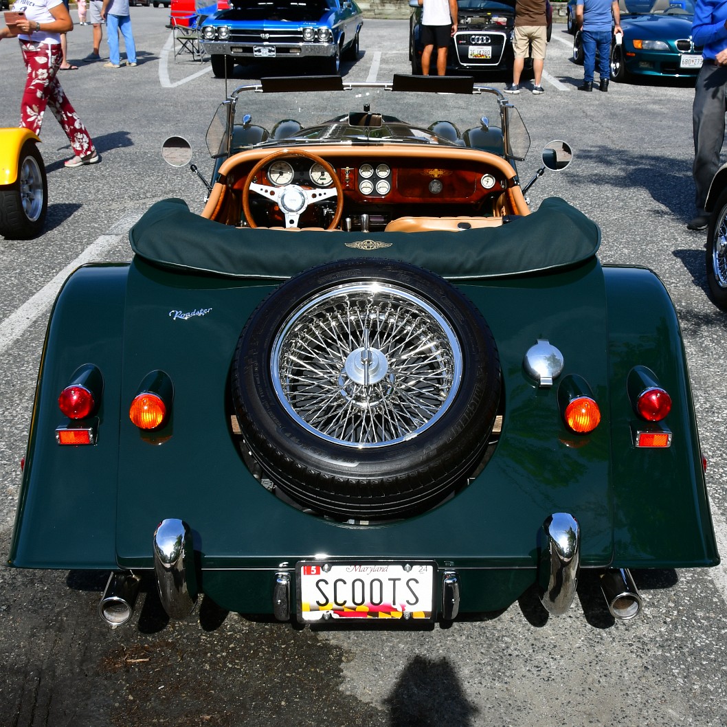 Rear View of the Morgan Roadster