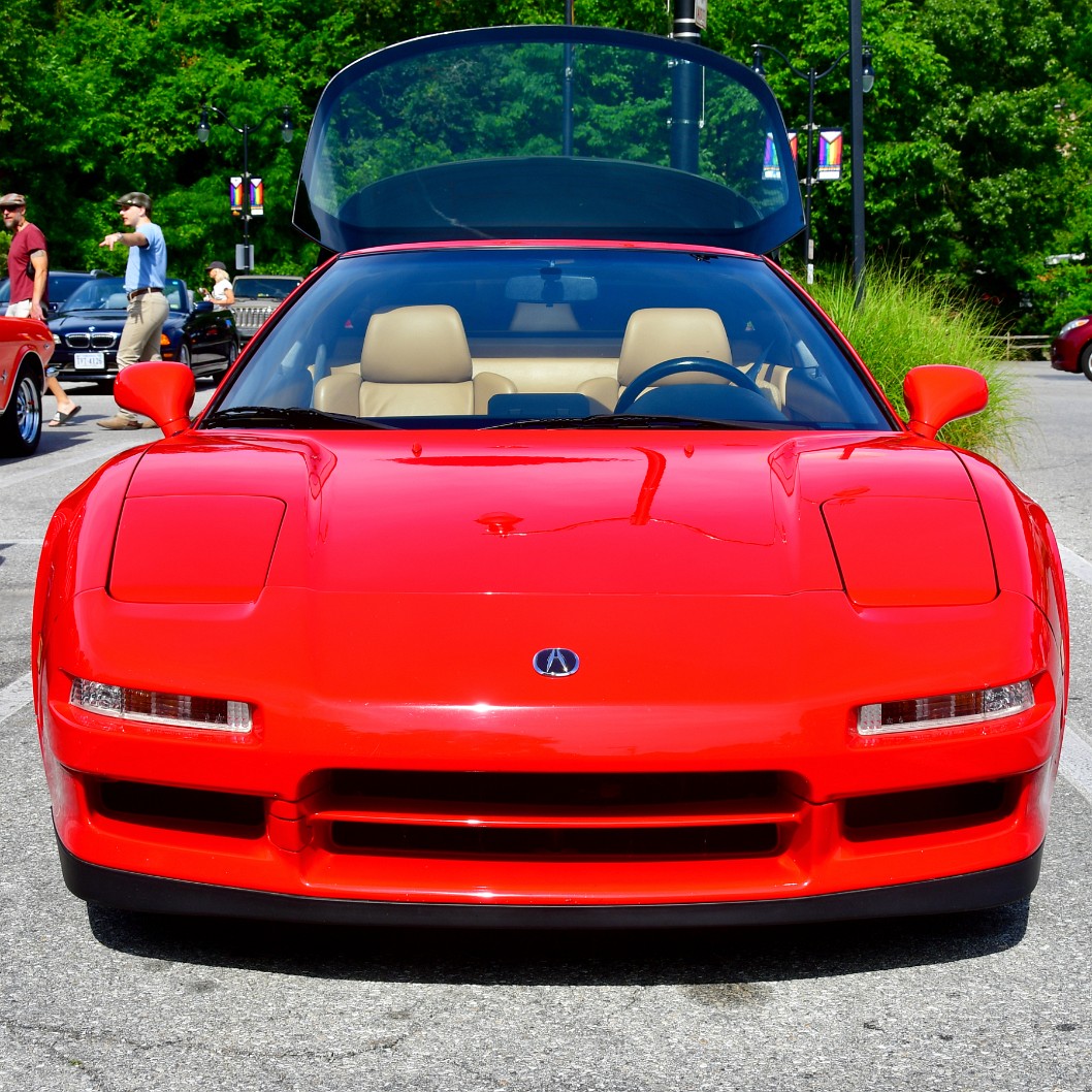 Intensely Red Acura NSX