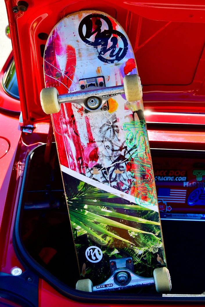 Skateboard in the Trunk