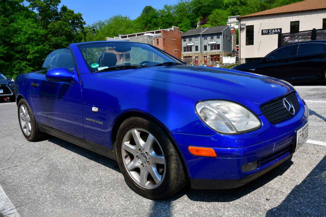 Very Blue Mercedes