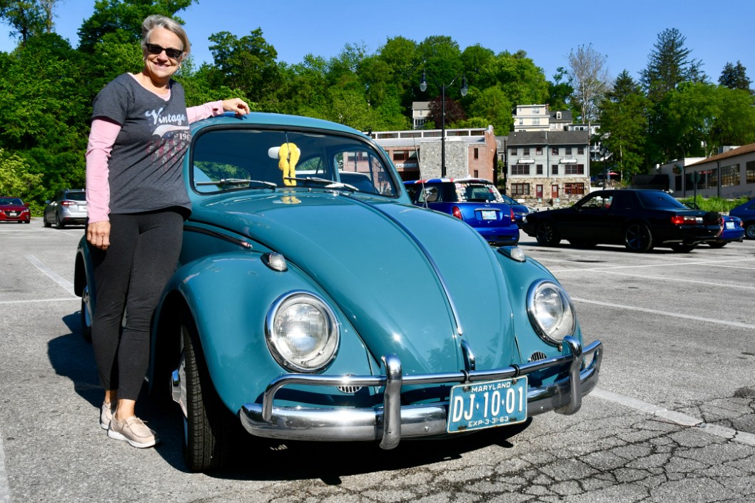 Fabulous With Her Gorgeous 1963 VW Beetle 1