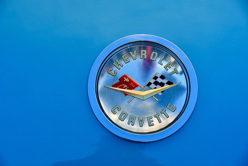 Brushed Corvette Badge