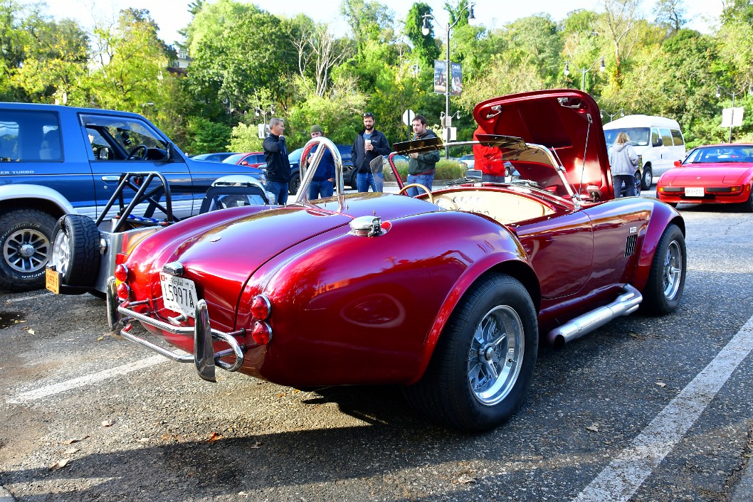 Rear Side Profile on a Red Shelby Cobra