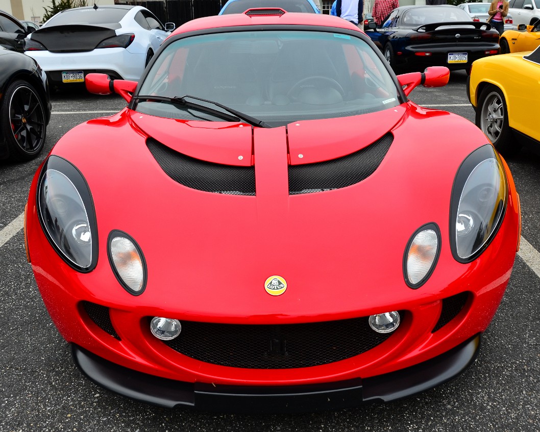 Nice Red Lotus Exige Front View Nice Red Lotus Exige Front View