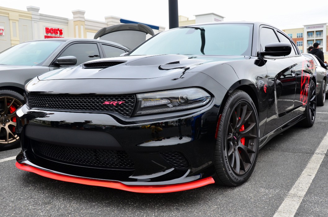Dodge Charger SRT Hellcat in Menacing Black and Red Dodge Charger SRT Hellcat in Menacing Black and Red