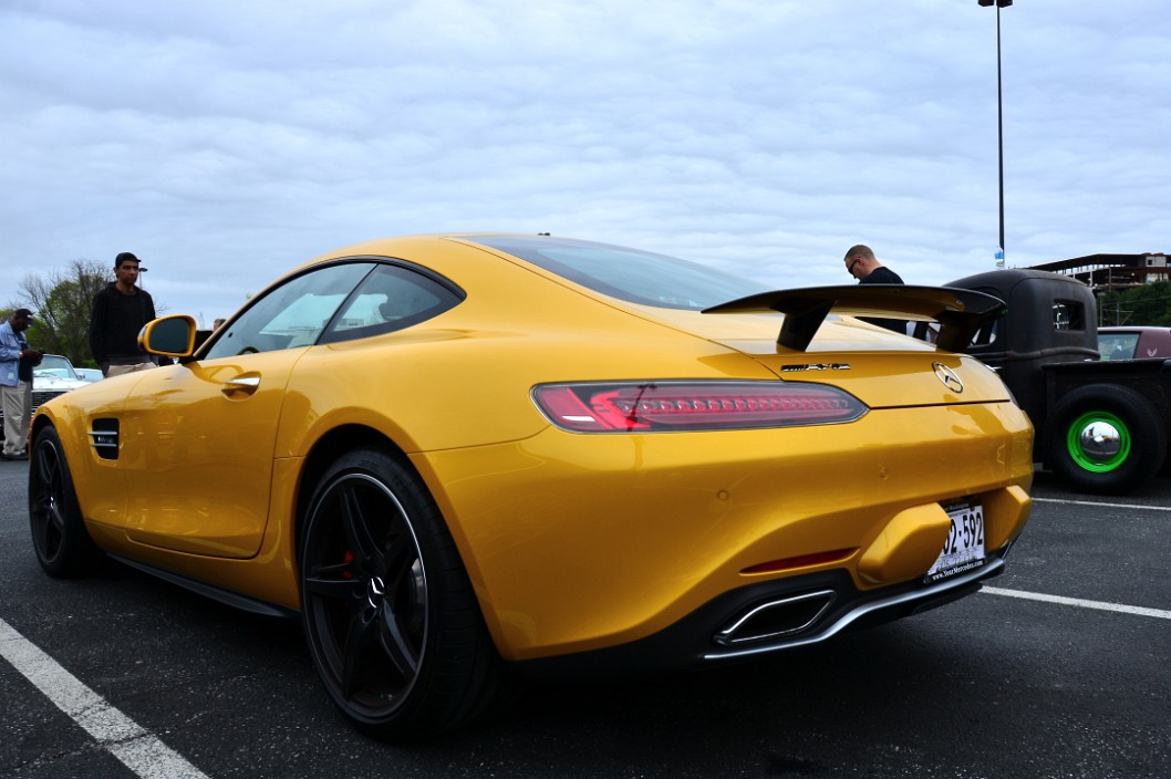 Rear Profile of the Yellow GT S Rear Profile of the Yellow GT S
