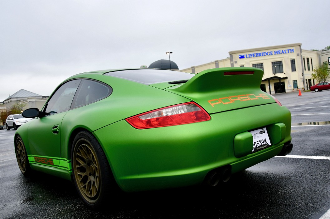 Beautiful Green Porsche