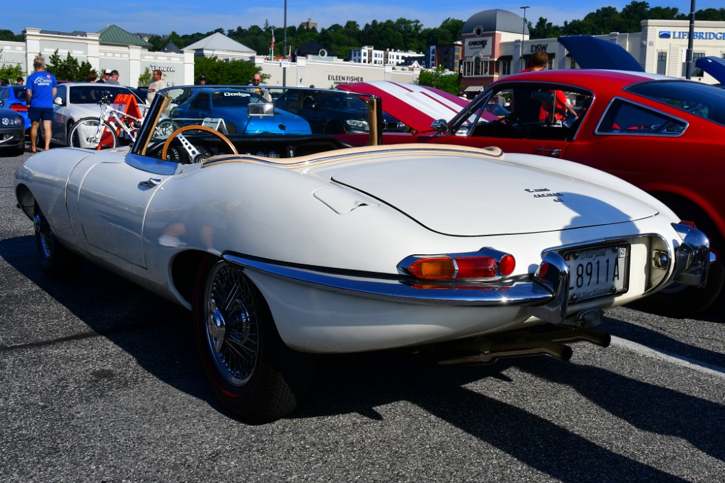 Slick Convertible E-Type Jaguar in White