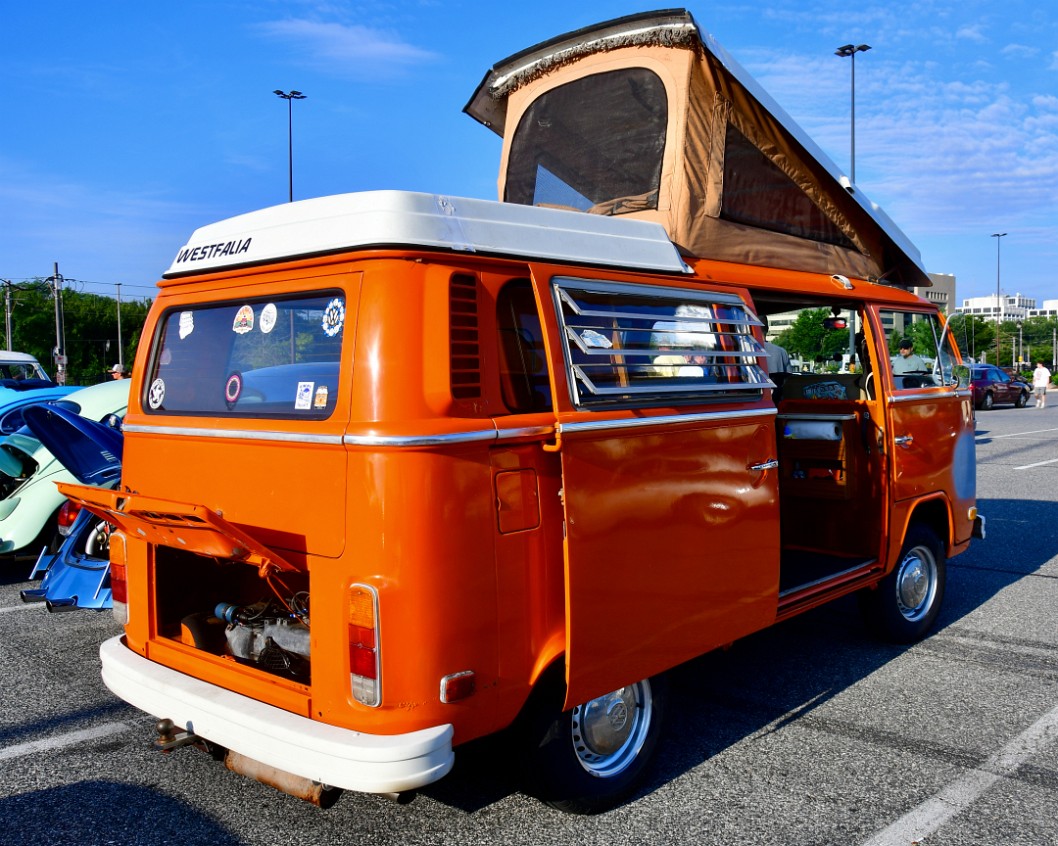 Orange Camper Van