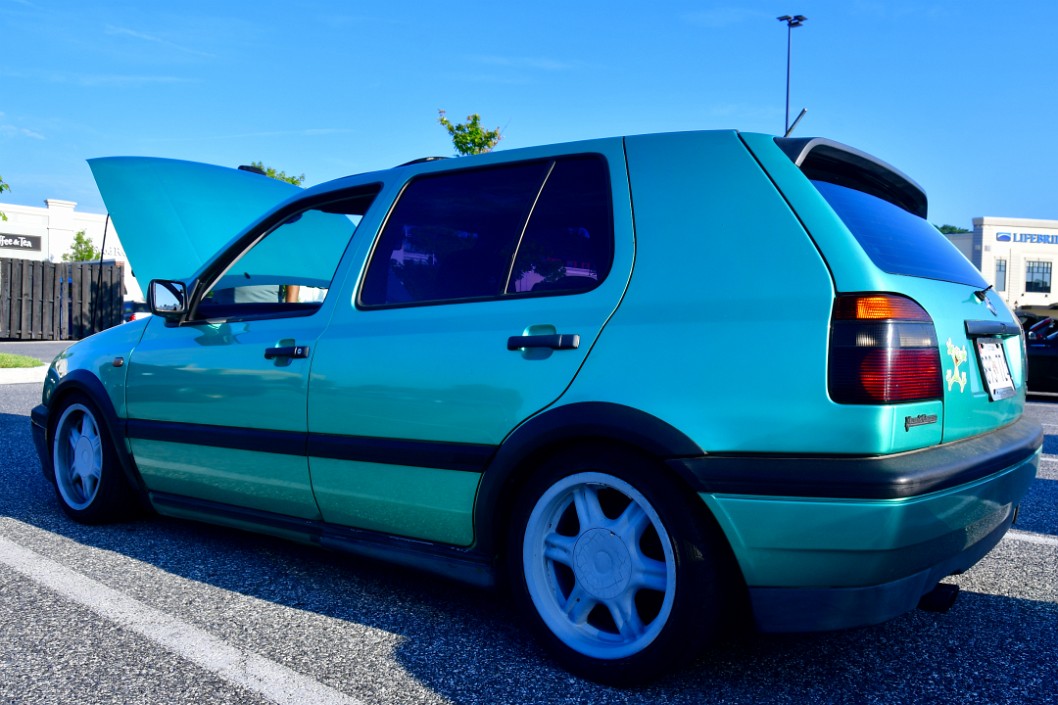 Rear Profile of the Golf Hatchback