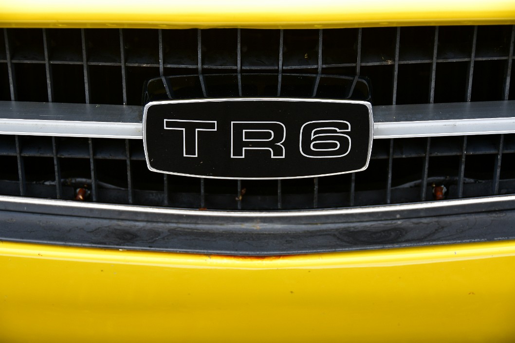 TR6 on the Grille