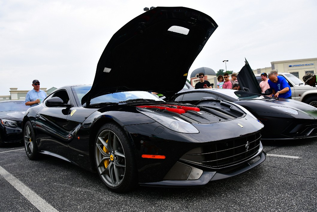 Black Front Engined Ferrari