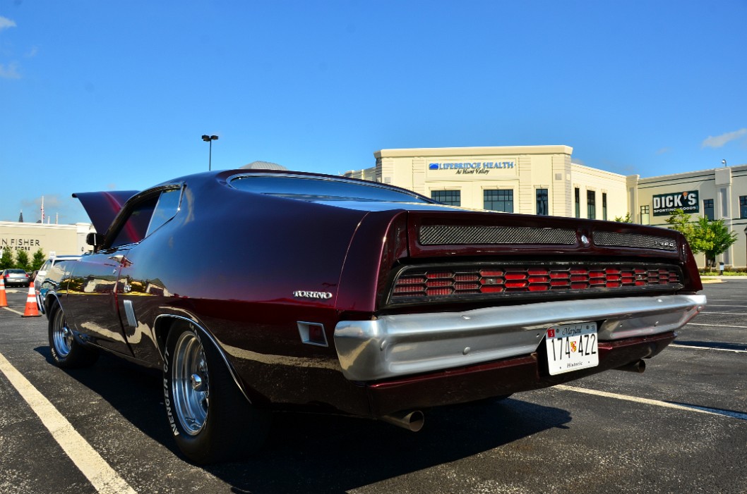 Ford Torino GT in Deep Maroon Ford Torino GT in Deep Maroon