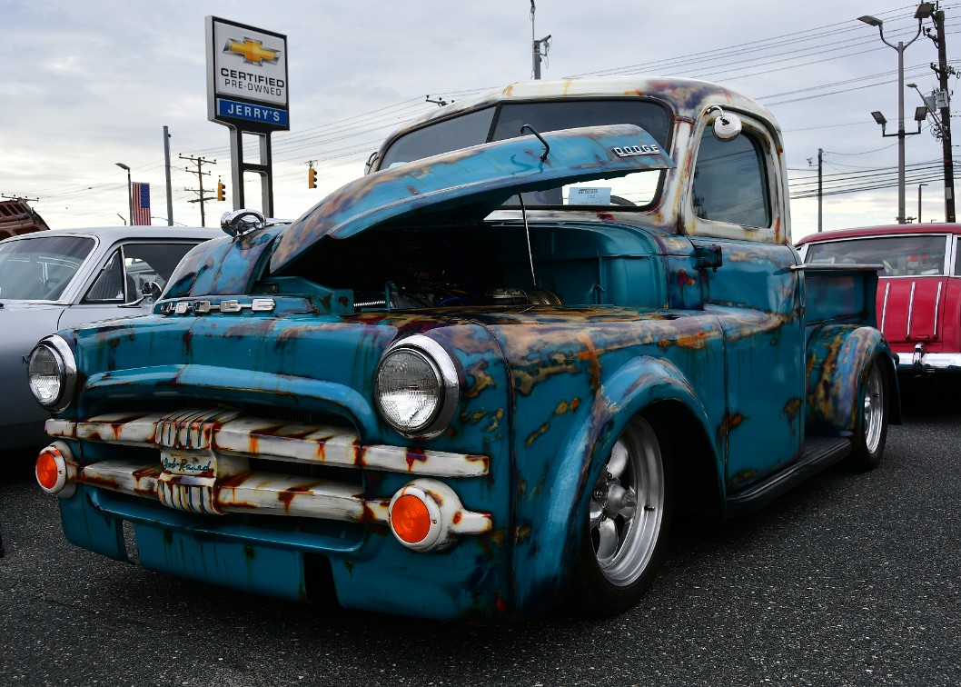 Dodge Pickup With Painted On Wear