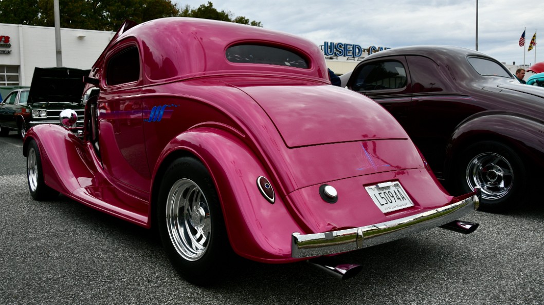 1934 Chevy Street Rod Rear Side View