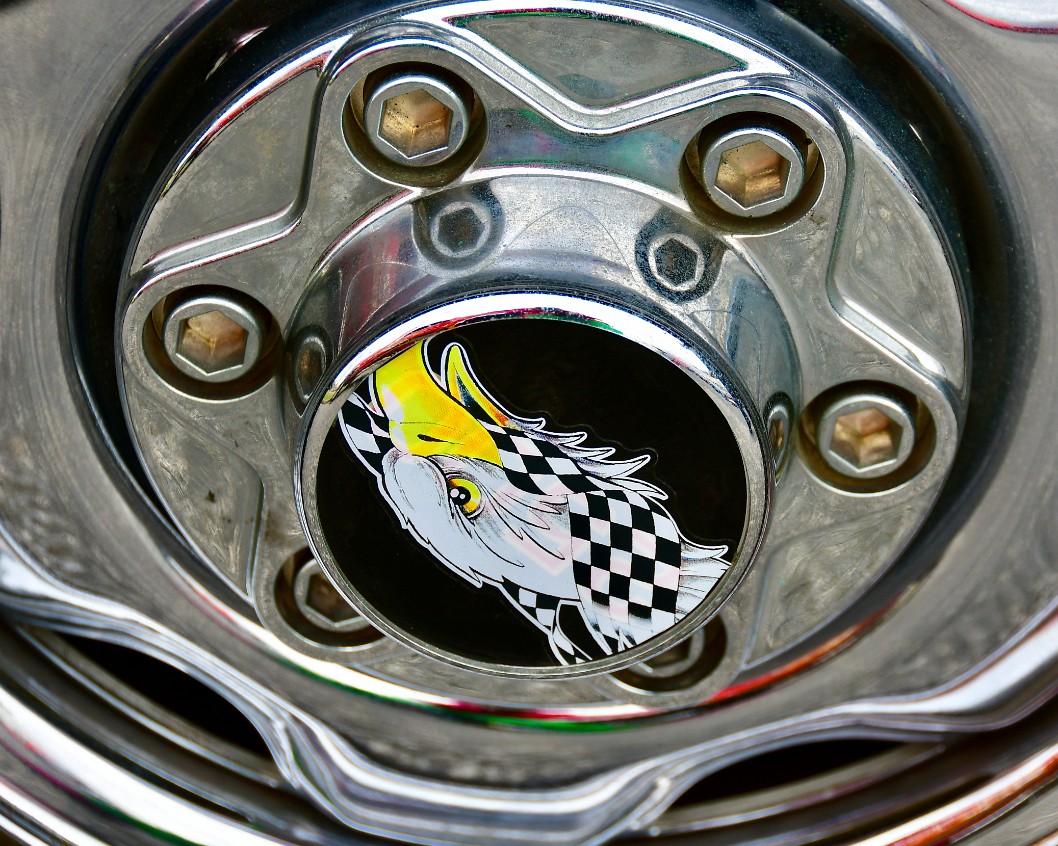 Eagle and Checkered Flag